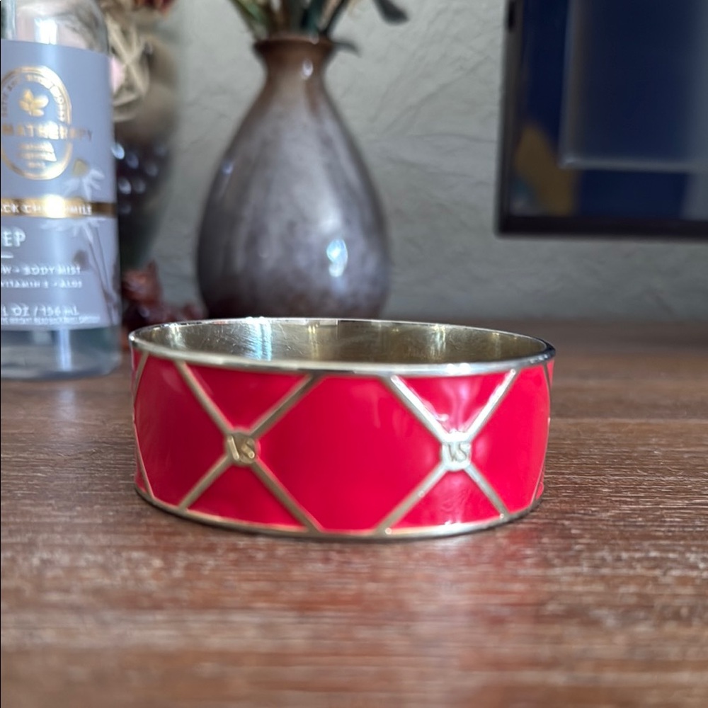 VS Red and Gold Bangle Bracelet